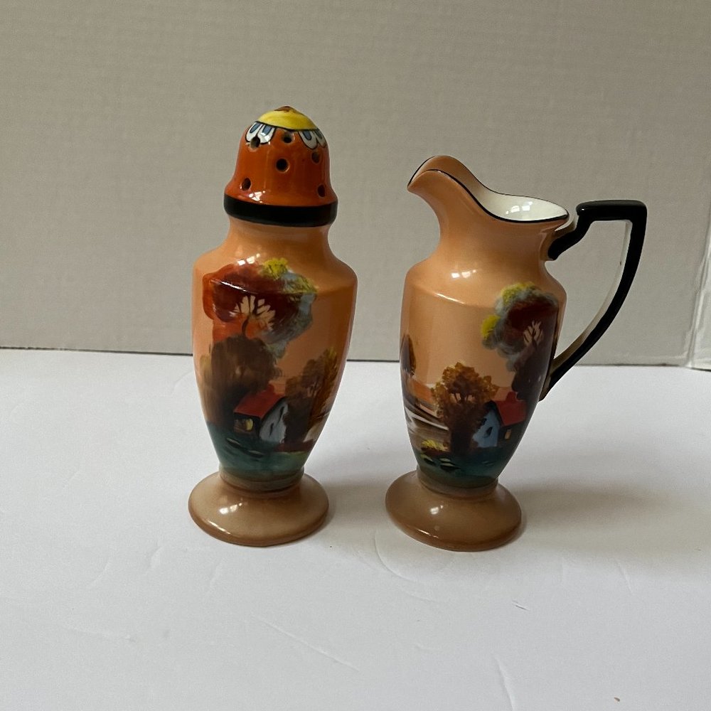 Vintage Noritake Hand Painted Pitcher